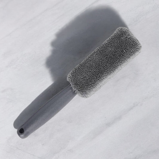 Mikrofaser-Autoreifenbürste mit langem Griff